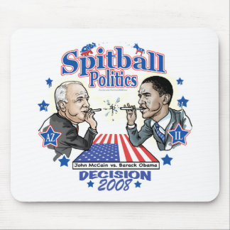 Spitball-Politik 2008 Mousepad