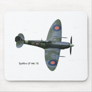 Spitfire Aircraft-Bild für Mauspad