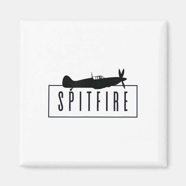 Spitfire, ein ikonisches britisches Kämpfer-Flugze Magnet (Vorne)