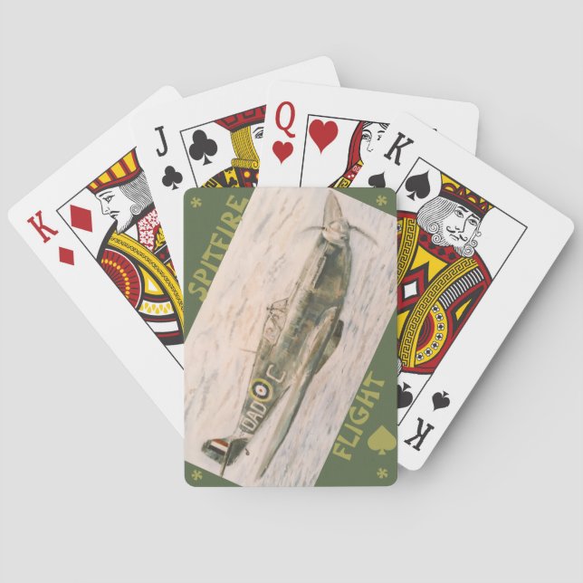 Spitfire Flight Classic Playing Cards Spielkarten (Rückseite)