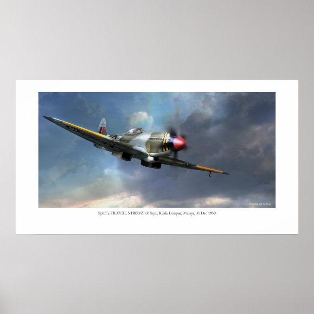 SPITfire FR.XVIII Poster (Vorne)