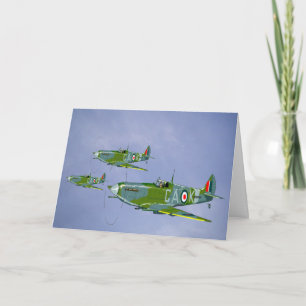 Spitfire-Grüße-Karte Karte