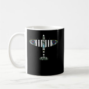 Spitfire Ikonisches britisches Flugzeug des Zweite Kaffeetasse