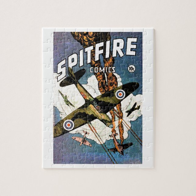 Spitfire-Jagdflugzeug (Vertikal)