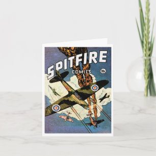 Spitfire-Jagdflugzeug - Zweiter Weltkrieg Karte