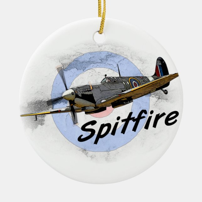 Spitfire Keramik Ornament (Vorne)