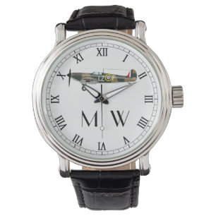 Spitfire Mit Monogramm Überwachung Armbanduhr