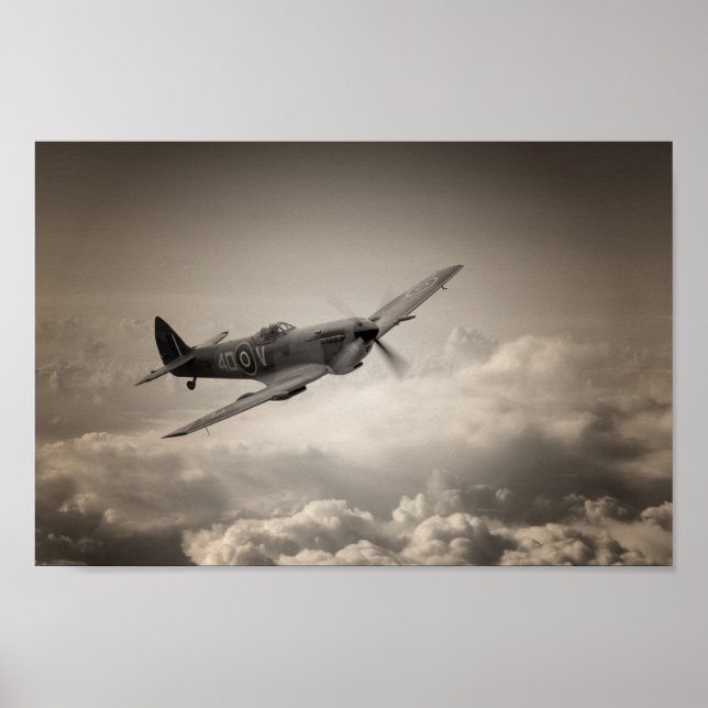 Spitfire Patrol Poster (Vorne)