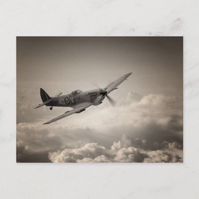 Spitfire Patrol Postkarte (Vorderseite)