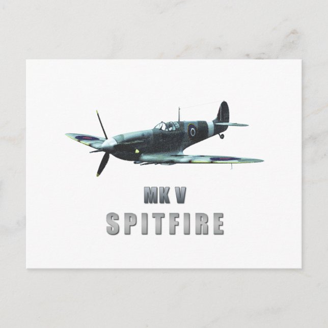 Spitfire Postkarte (Vorderseite)