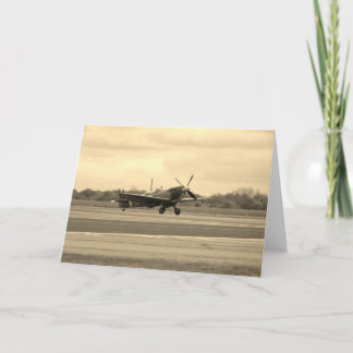 Spitfire Sepiatone Karte