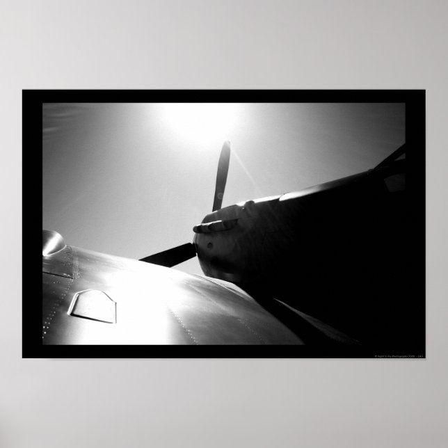 Spitfire Sonnenschein Poster (Vorne)