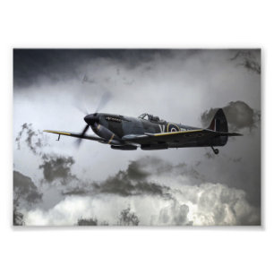 Spitfire TE311 Fotodruck