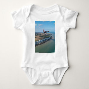Spitfire über England Baby Strampler
