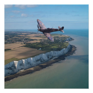 Spitfire über England Poster