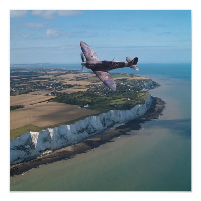 Spitfire über England Poster (Vorderseite)