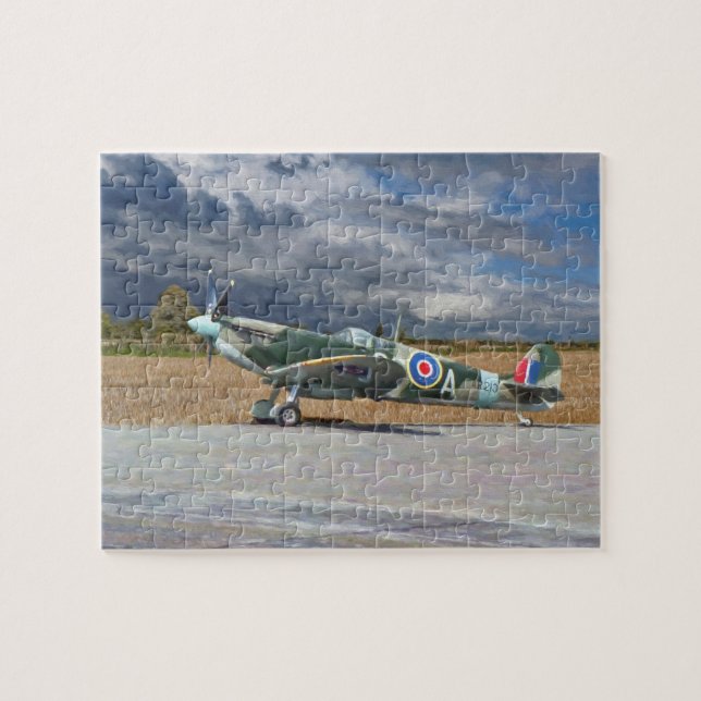 Spitfire unter Sturm-Wolken (Horizontal)