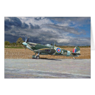 Spitfire unter Sturm-Wolken