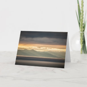 Spitsbergen Svalbard Arktischer Sonnenuntergang Karte