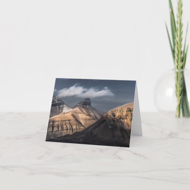 Spitsbergen Svalbard Karte (Vorderseite)