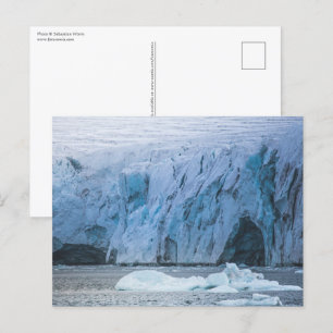 Spitsbergen Svalbard Landschaftsbild-Foto Postkarte