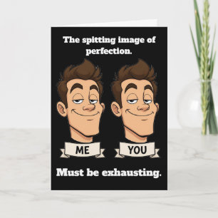 Spitting Image Lustiger Geburtstag Karte