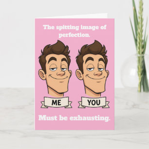 Spitting Image Lustiger Geburtstag Karte