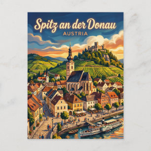 Spitz an der Donau Österreich Postkarte