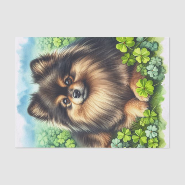 Spitz-Aquarellfarben-Dekoupage Seidenpapier (Vorderseite)