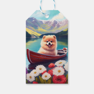 Spitz auf dem Paddle: Ein Landschaftliches Abenteu Geschenkanhänger
