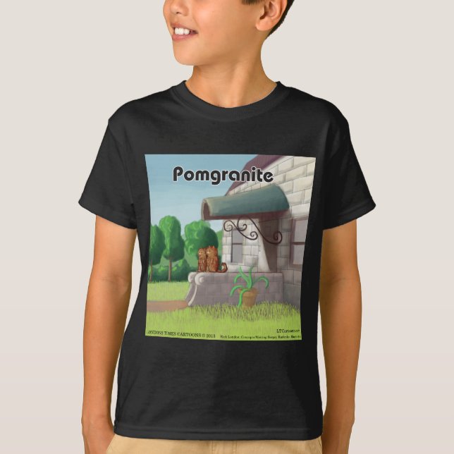 Spitz auf Granit (Granit) Funny T-Shirt (Vorderseite)