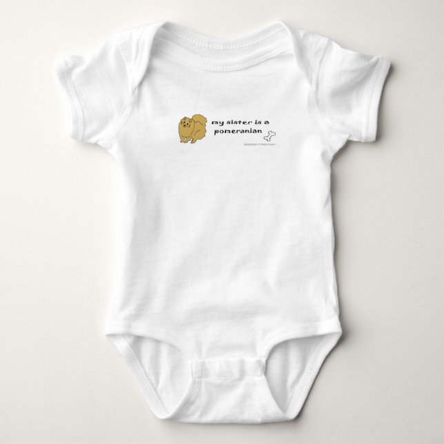 Spitz Baby Strampler (Vorderseite)