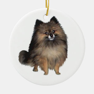 Spitz - Bindle Keramikornament