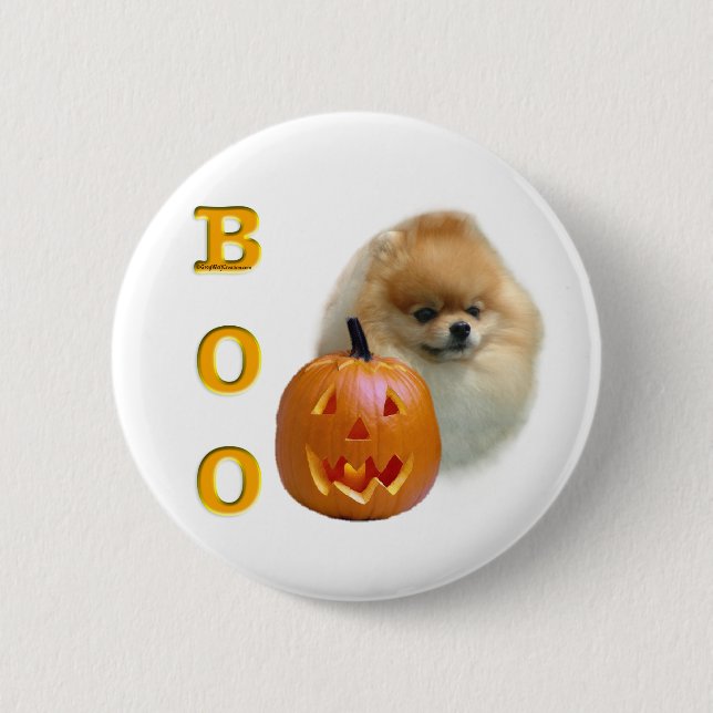 Spitz Boo Button (Vorderseite)