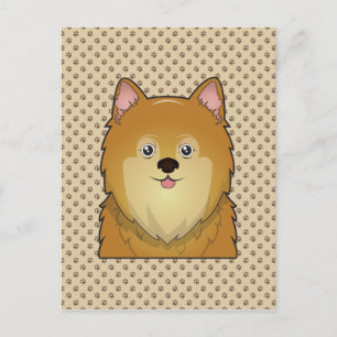 Spitz Cartoon Postkarte