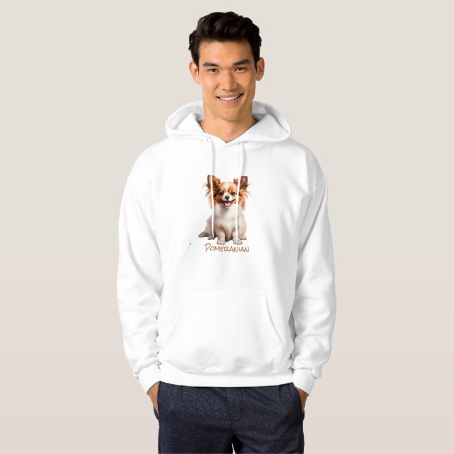 Spitz Color Silhouette Hoodie (Vorne ganz)