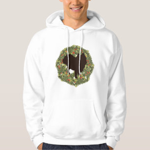 Spitz der SchattenSilhouette im Kranz Hoodie