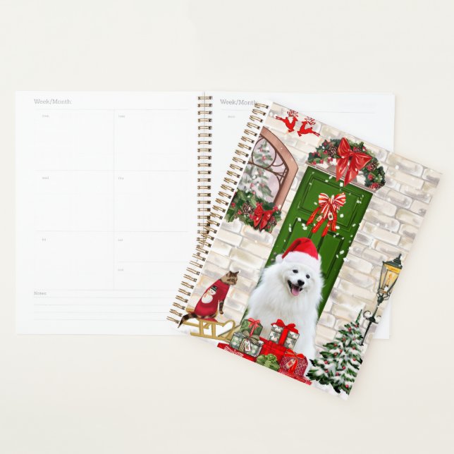 Spitz Dog Christmas Planer (Anzeige)