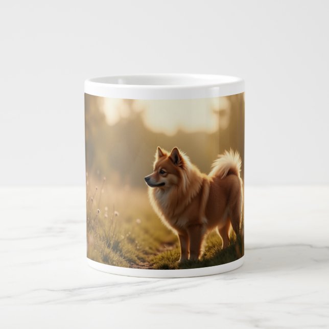 Spitz Dog Jumbo-Tasse (Vorderseite)