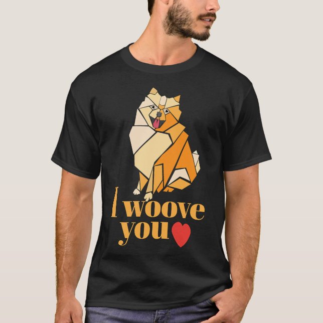 Spitz Dog Lovers T-Shirt (Vorderseite)