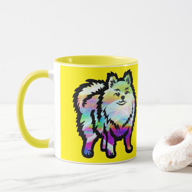 Spitz Dog Tasse (Mit Donut)