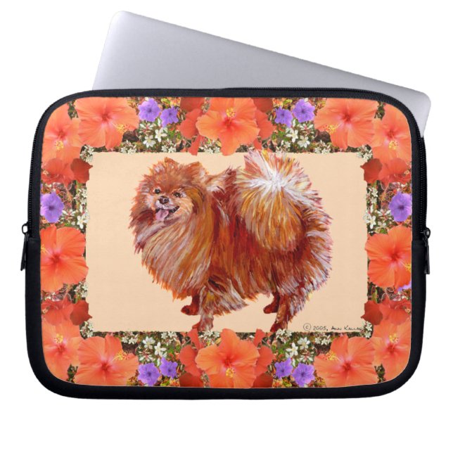 Spitz Floral Laptopschutzhülle (Vorderseite)