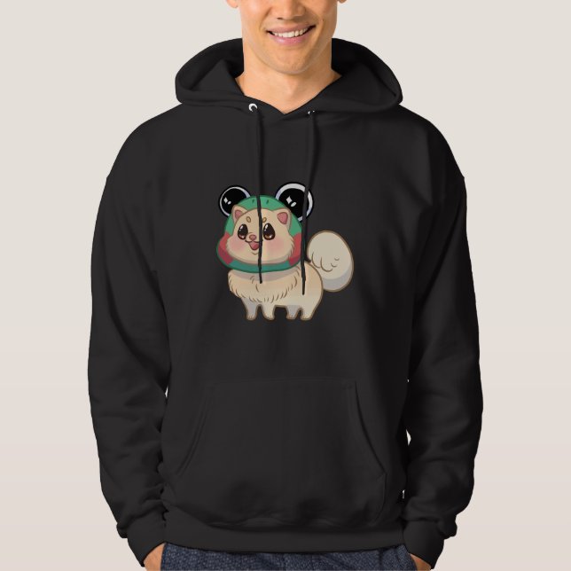 Spitz Frog Hoodie (Vorderseite)