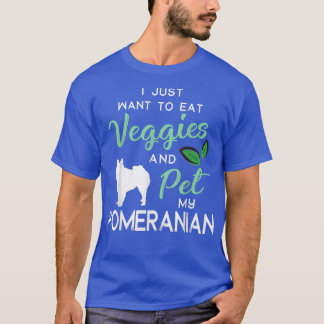 Spitz Funny Vegan Dog Lover Eigentümer Xmas Birthd T-Shirt