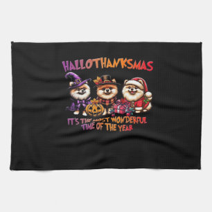 Spitz Halloween Erntedank Weihnachtsklasse Geschirrtuch
