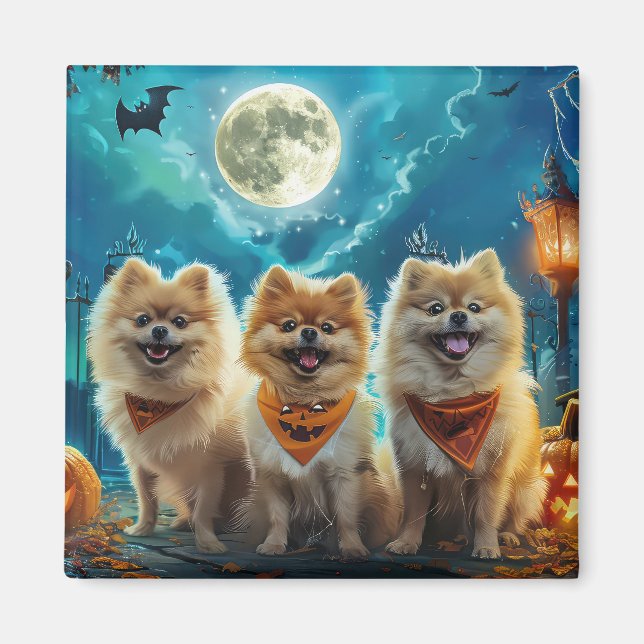 Spitz Halloween Spooky Magnet (Vorne)