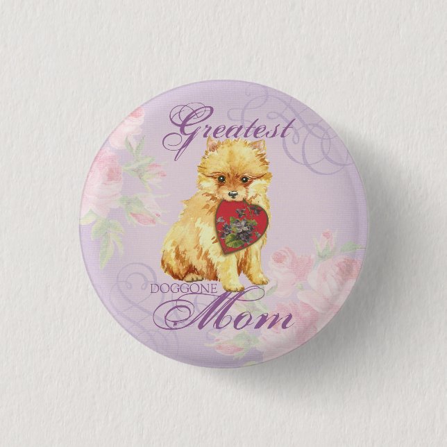 Spitz Herzstück Mama Button (Vorderseite)
