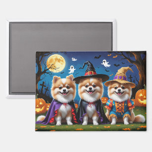 Spitz Hogs Pumpkin Halloween Funny Magnet