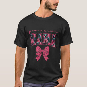 Spitz Hund Mama Momma Mama Coquette Niedlich Flora T-Shirt