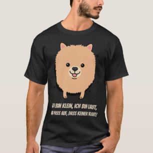 Spitz Hund Welpen Hund Niedlich Niedlichen Zwerg T-Shirt